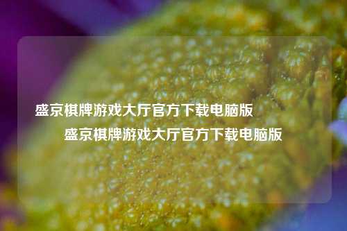 盛京棋牌游戏大厅官方下载电脑版🎖️盛京棋牌游戏大厅官方下载电脑版