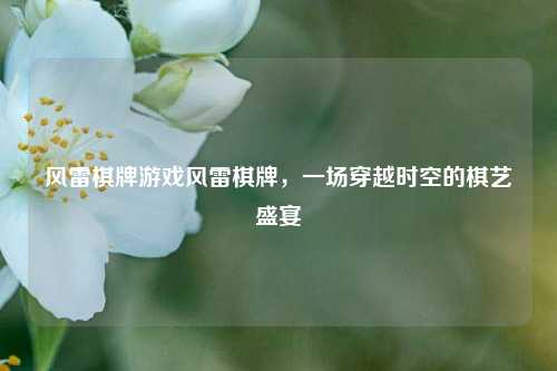 风雷棋牌游戏风雷棋牌，一场穿越时空的棋艺盛宴