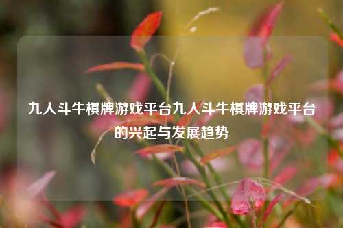 九人斗牛棋牌游戏平台九人斗牛棋牌游戏平台的兴起与发展趋势