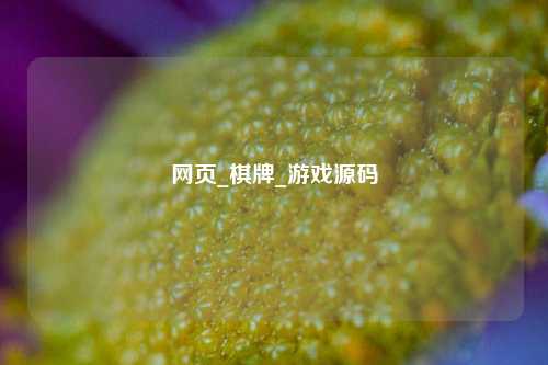 网页_棋牌_游戏源码